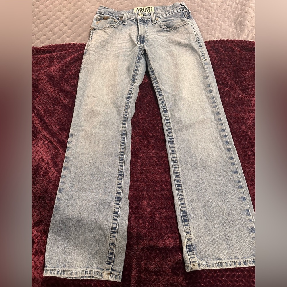 Ariat Men’s  Light Blue Straight Leg Jeans 30x30